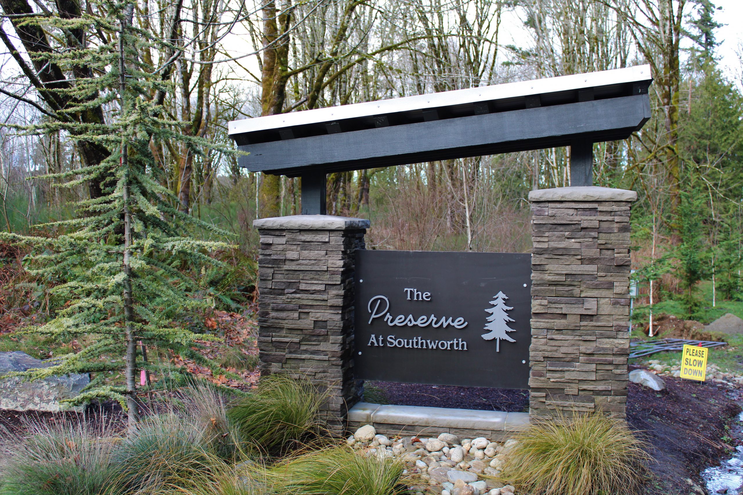 the preserve at southworth neighborhoodsign